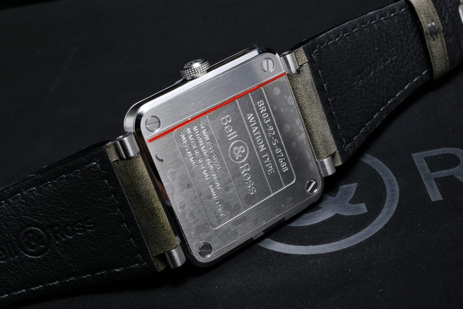 Bell & Ross BR 03-92 Grey Lum Case back