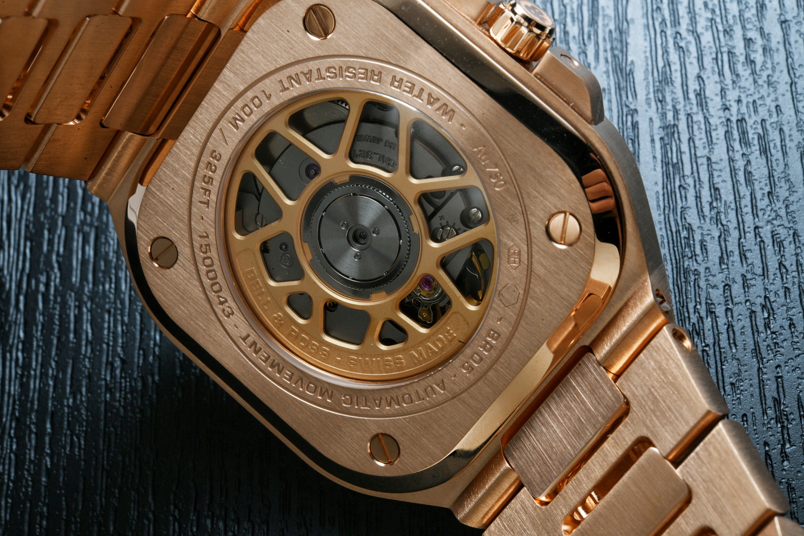 Bell & Ross BR-05 Rose Gold Caseback