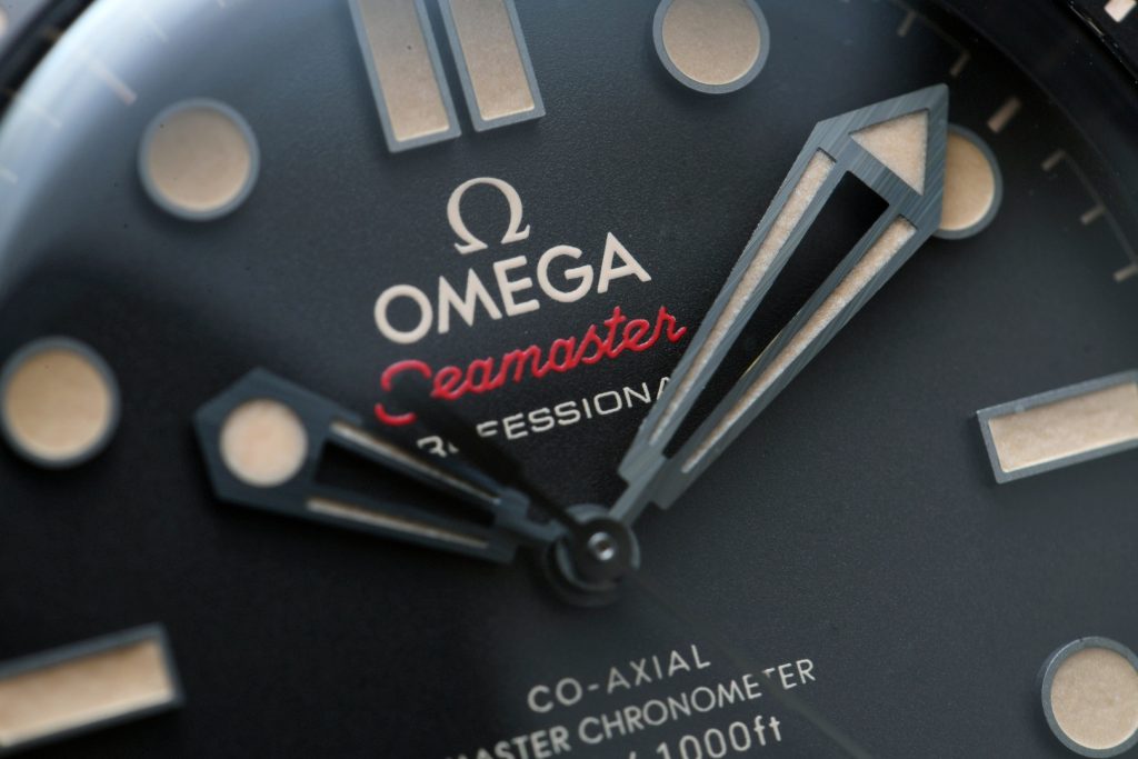 Omega Seamaster 300M "No Time To Die" Edition close up macros