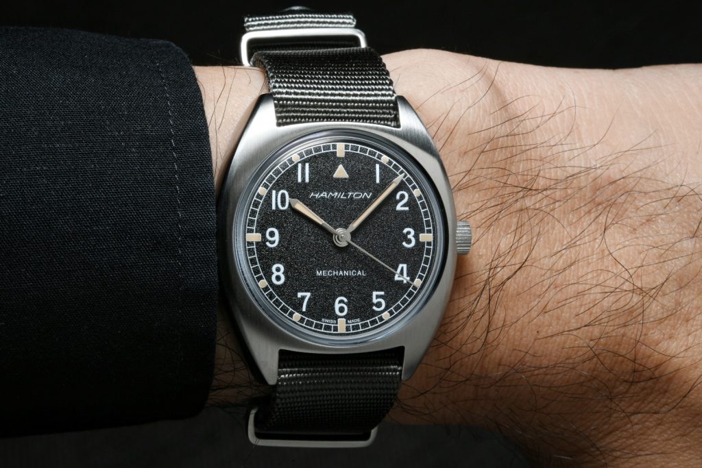 Wrist shot Hamilton Khaki Pilot Pioneer Mechanical