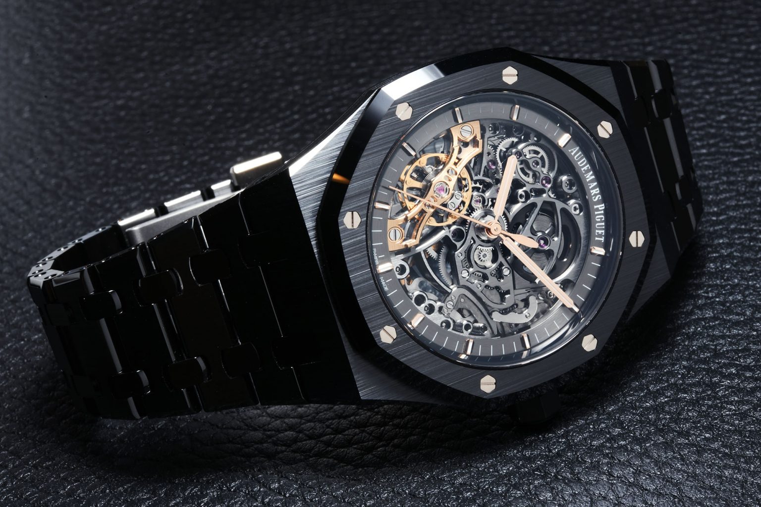 Audemars Piguet Royal Oak Double Balance Wheel Openworked Black Ceramic ...