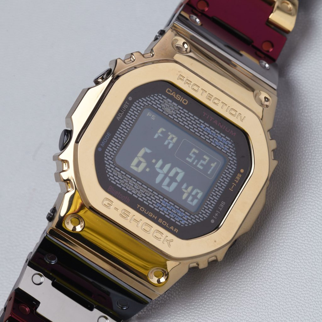 G shock metal online square