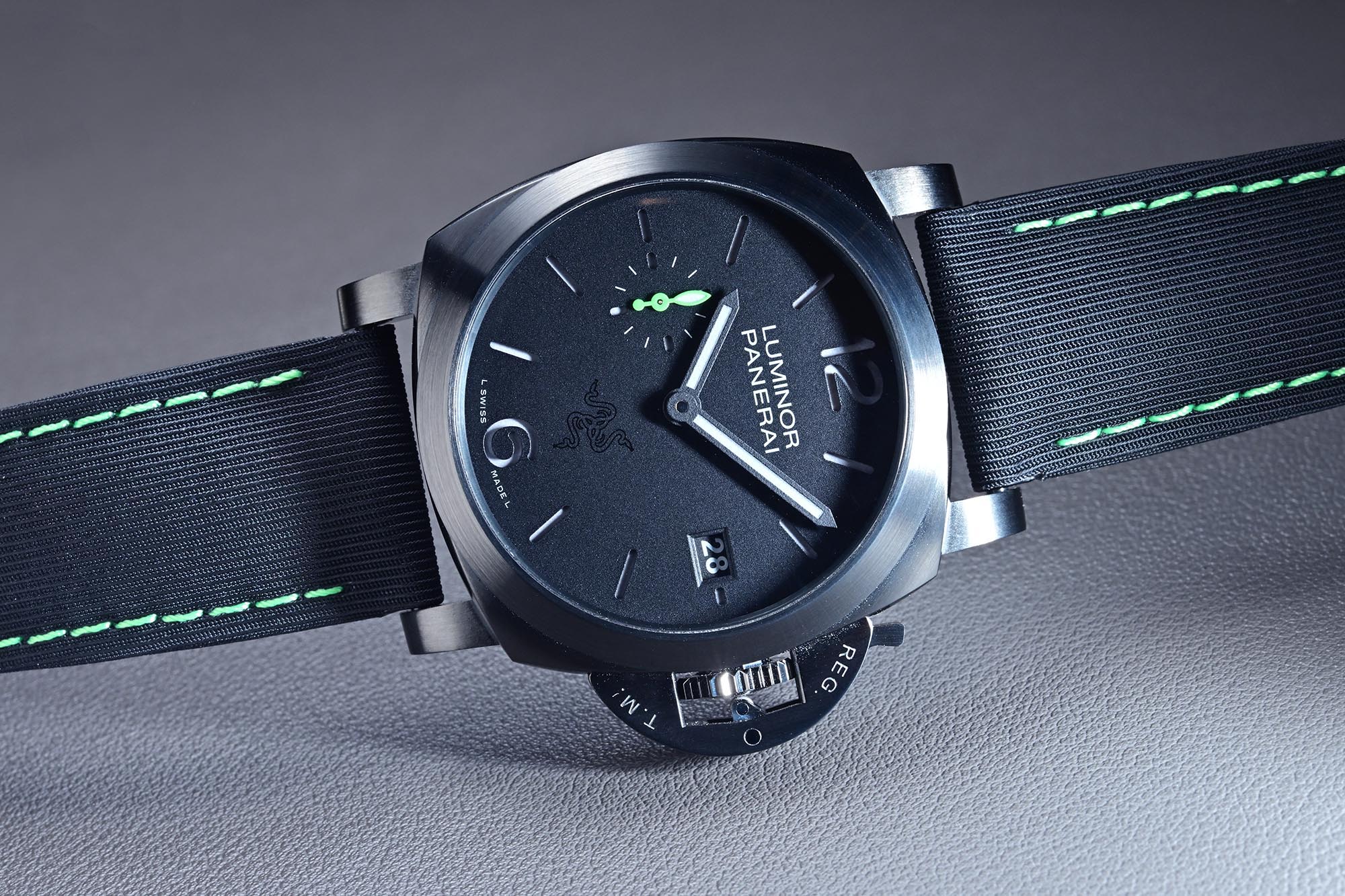 The Panerai Luminor Quaranta Razer Special Edition is an out of left field  collaboration that somehow makes sense