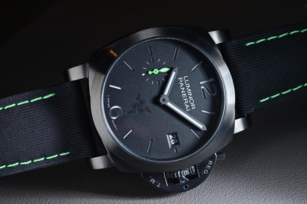 The Panerai Luminor Quaranta Razer Special Edition is an out of