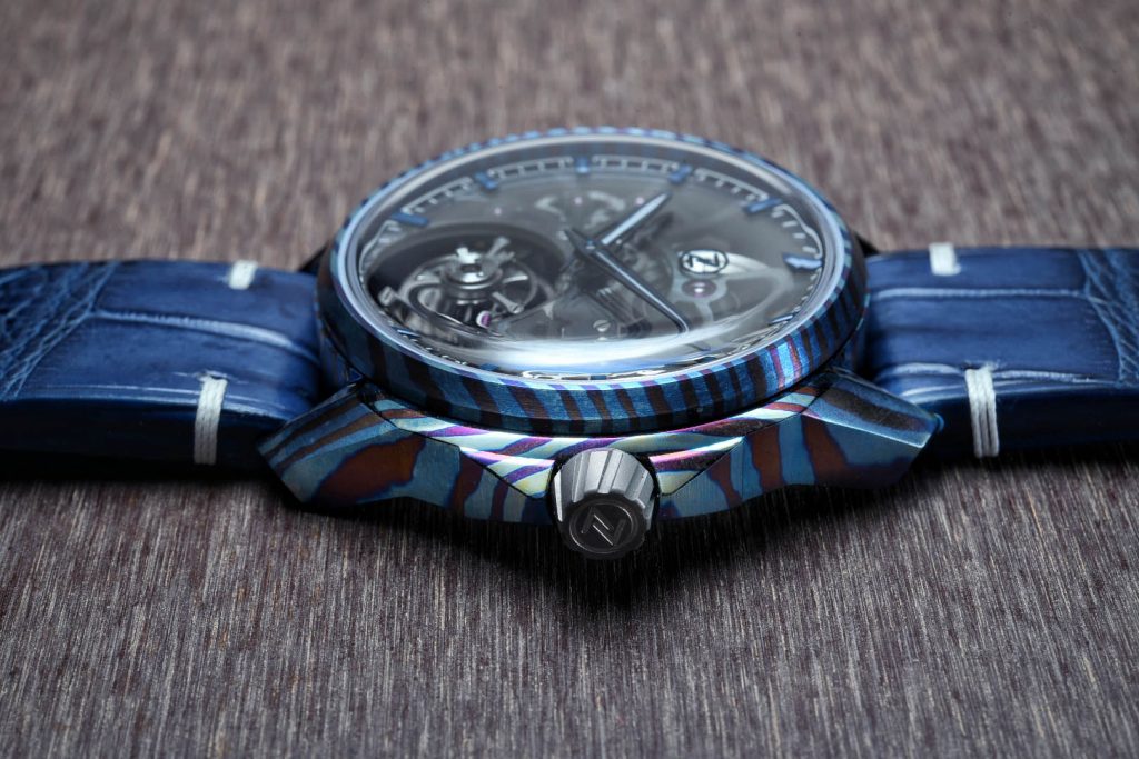 Zelos Introduces the Mirage Tourbillon in Pattern-Welded Alloys