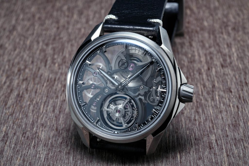 Zelos Mirage – A skeletonized flying tourbillon for just under 12K