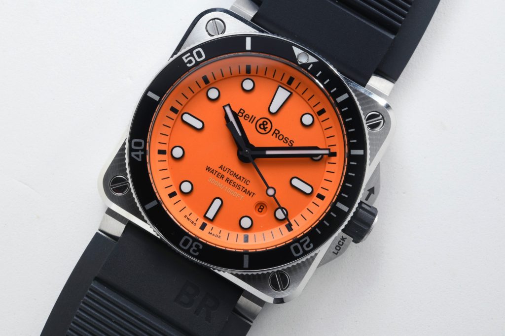 Bell and ross online orange strap