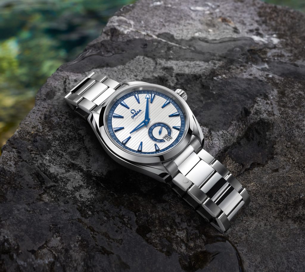 Omega aqua clearance terra blue 41mm