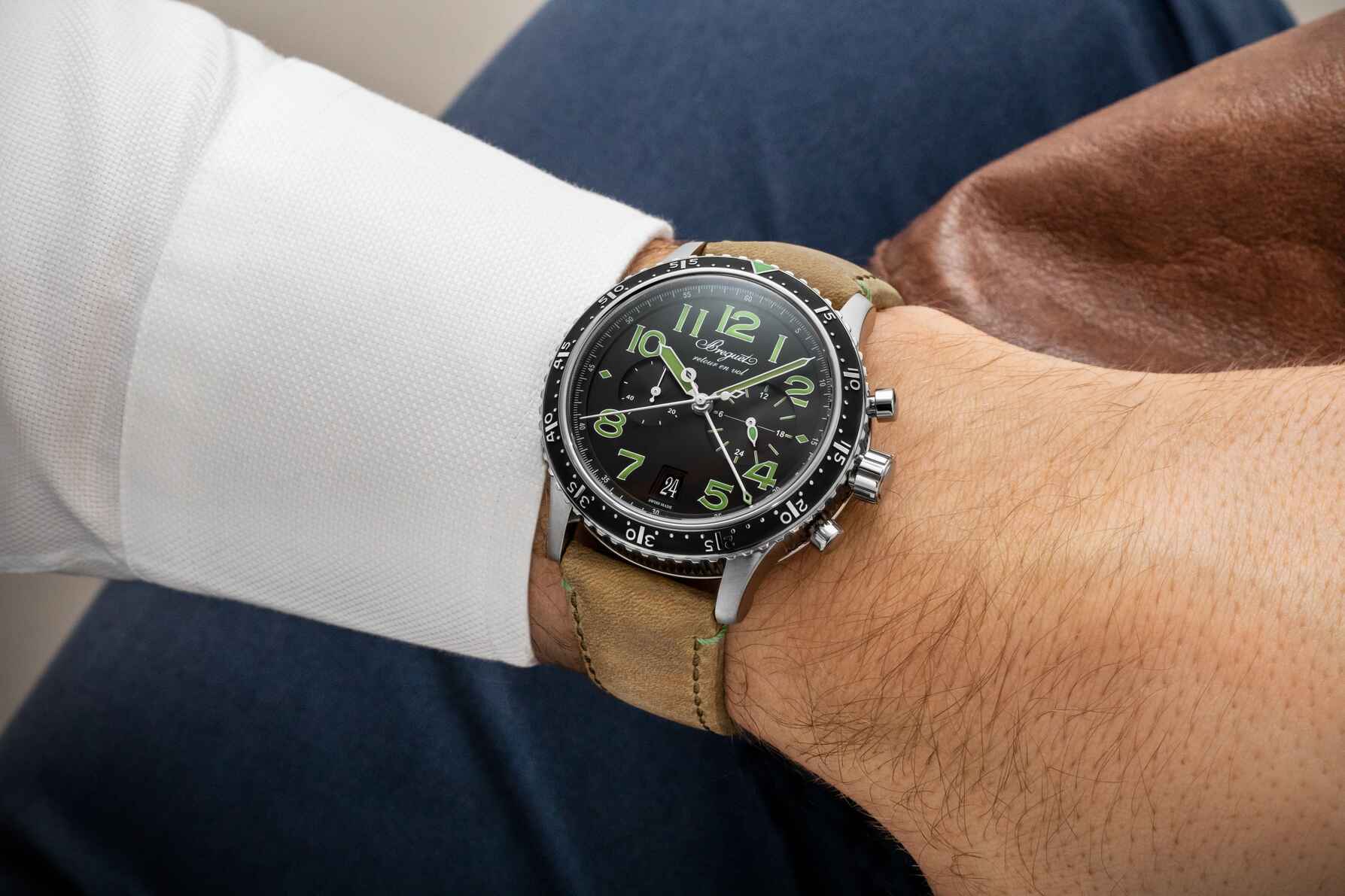 Breguet type xx titanium top