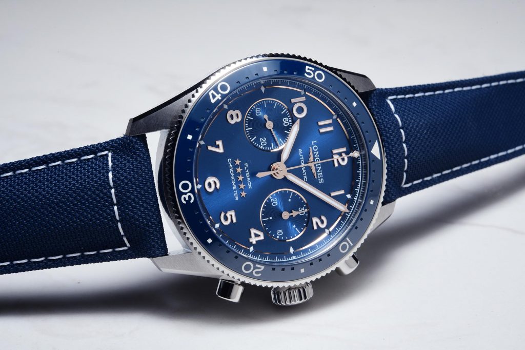 The Longines Spirit Flyback Chronograph is a modern interpretation of a historical watch and movement